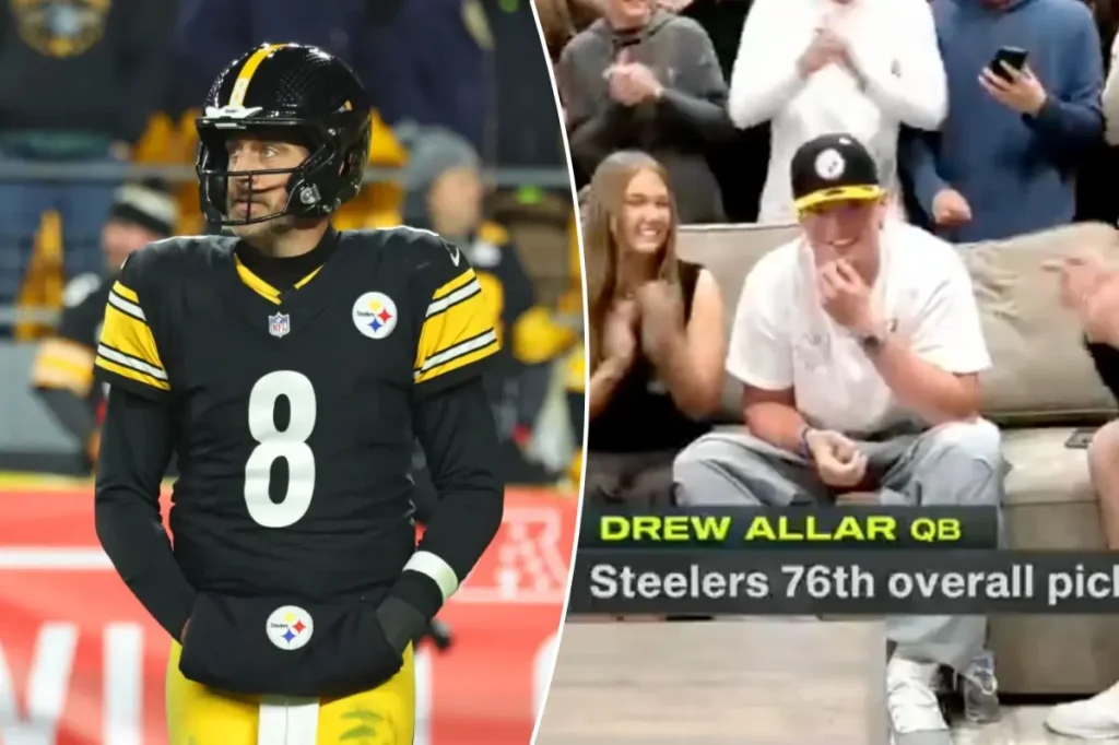 How the Steelers' choice of QB Drew Allar influences Aaron Rodgers' plans