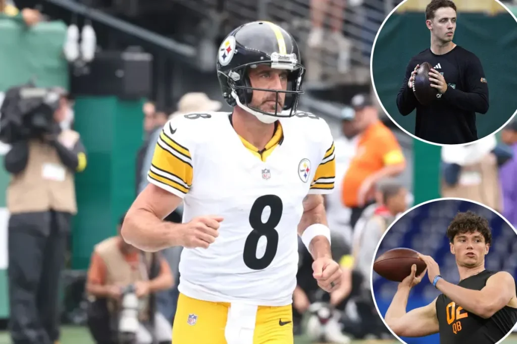 How the Steelers might adjust if Aaron Rodgers is unable to return with the NFL draft approaching