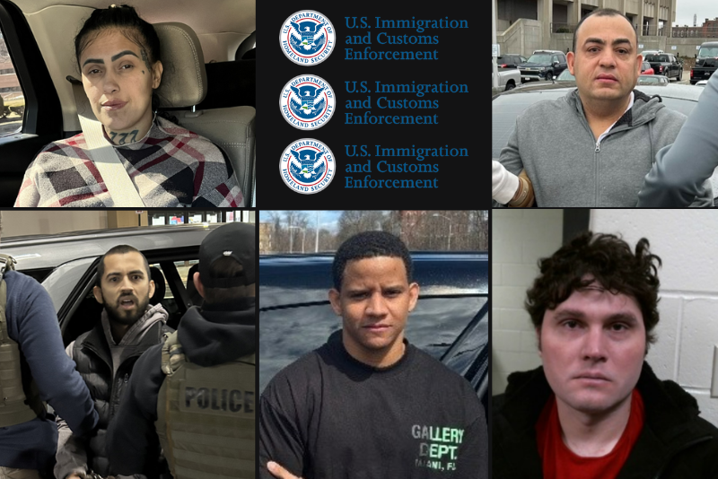 ICE Boston: ERO detains five foreign fugitives wanted for murder, with Interpol Red Notices