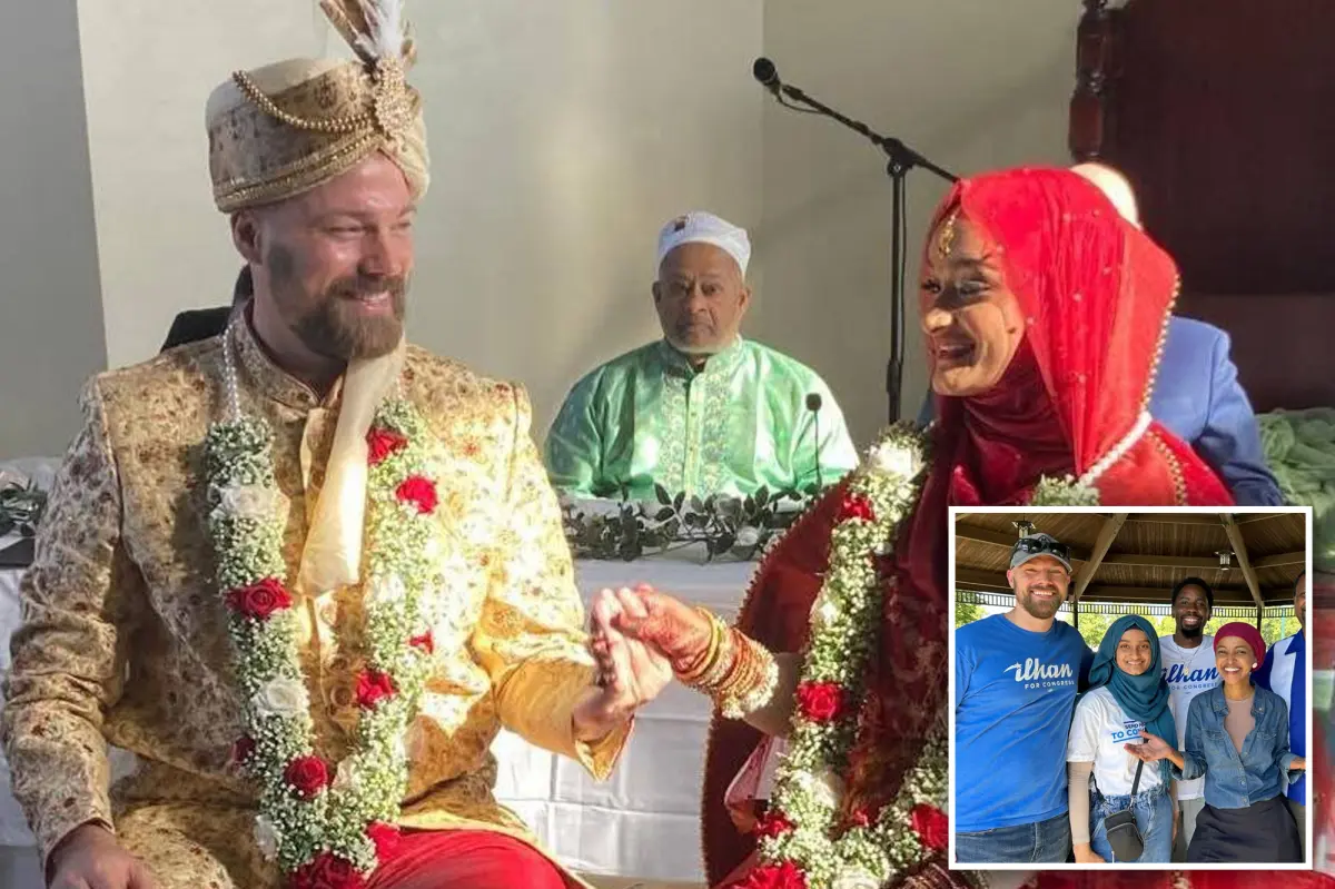 Ilhan Omar ignores situation as Connor McNutt weds young employee