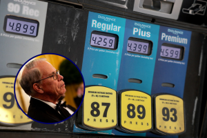 Indiana Governor Braun proposes a 30-day gas tax suspension in the state.