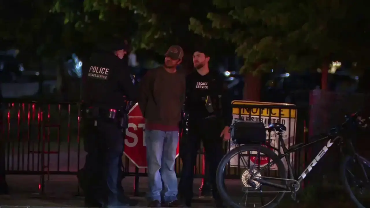 Individual taken into custody close to the White House during King Charles III's state visit to Washington, D.C.