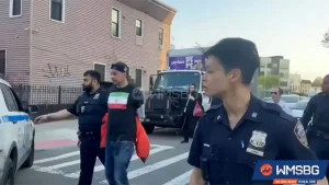 Individual wearing Iranian flag shirt charged with assaulting three Jewish men in Brooklyn