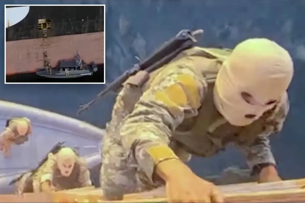 Iran shares video that allegedly shows commandos capturing ships in the Strait of Hormuz