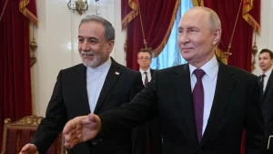 Iran's foreign minister meets with Putin following the breakdown of US-Iran nuclear negotiations