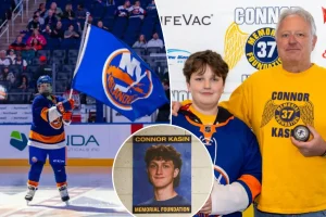 Islanders embrace the family of the late Connor Kasin with a remarkable experience