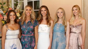 Ivanka Trump shares a heartfelt moment with Donald Trump Jr.'s fiancée Bettina Anderson