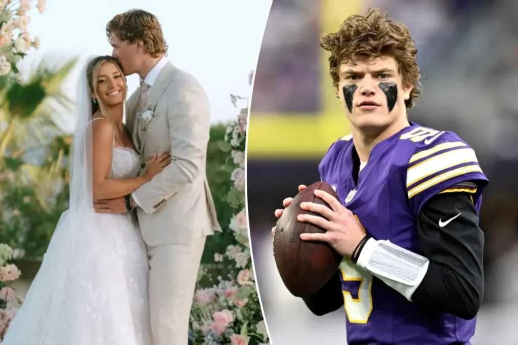 JJ McCarthy ties the knot amid uncertainty about NFL prospects