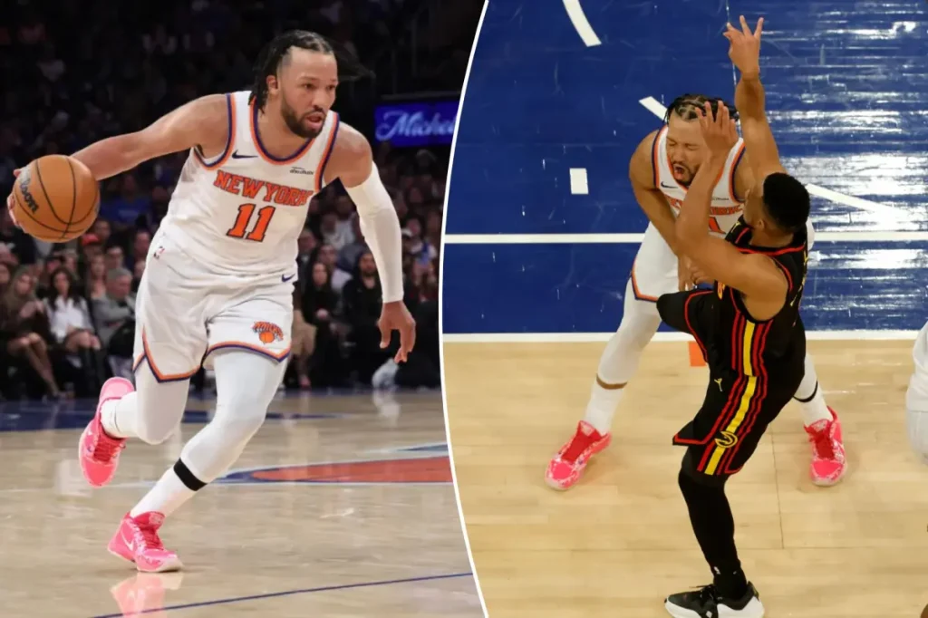 Jalen Brunson of the Knicks remains silent on CJ McCollum's injury remark about the 'Broadway show'