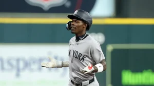 Jazz Chisholm Jr. playfully talks about penalizing himself after not completing the ABS challenge.