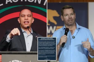 Jeffries criticized for not asking Swalwell to step down from Congress