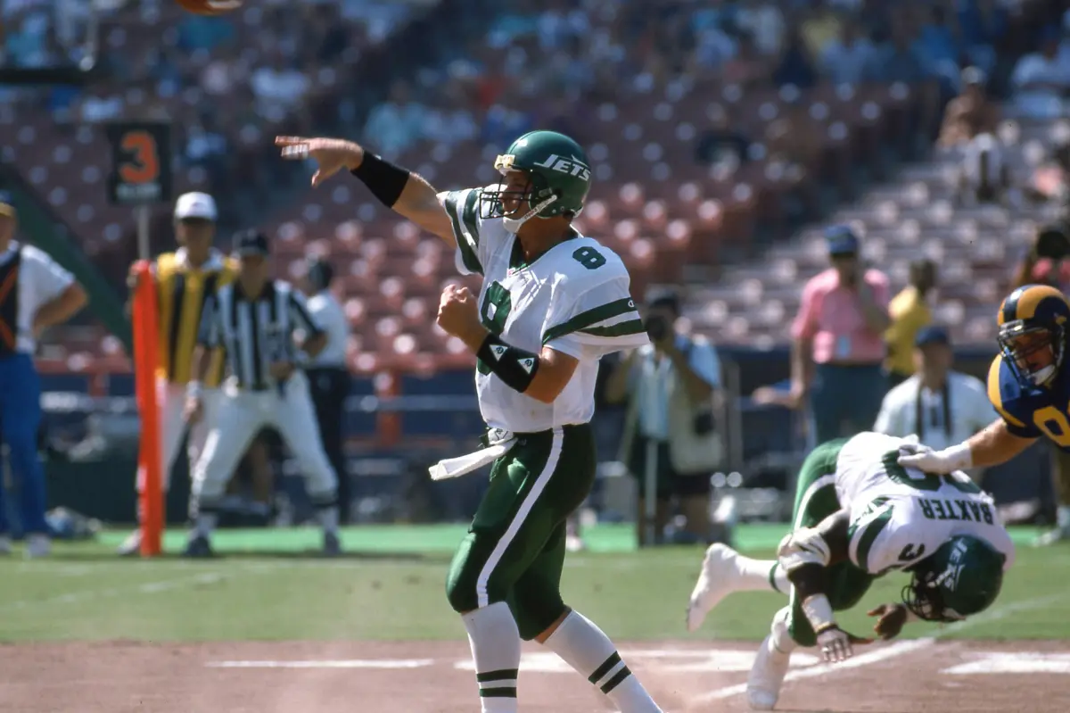 Jets show support for Browning Nagle's family following the quarterback's passing at 57