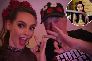 Jordon Hudson mocks CBS in cheerleading post after being 'crushed'