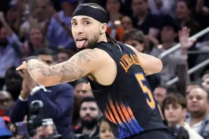 Jose Alvarado of the Knicks continues to excel as he becomes increasingly significant.