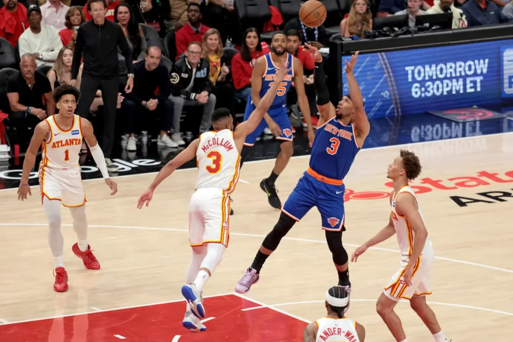 Josh Hart's scoring drops as Knicks struggle with 3-point shooting