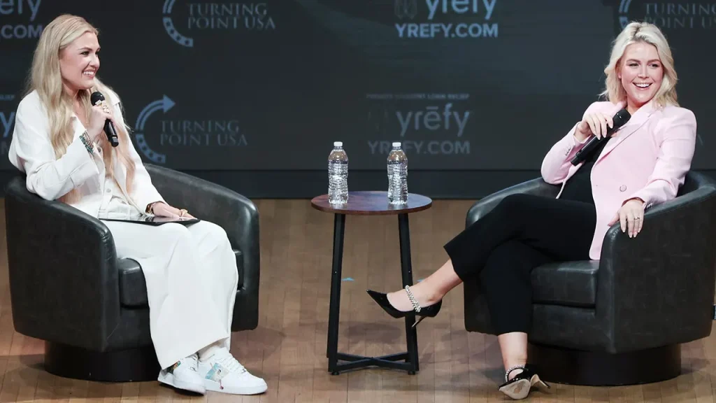 Karoline Leavitt claims Trump appointed her as press secretary during a relaxed phone call.