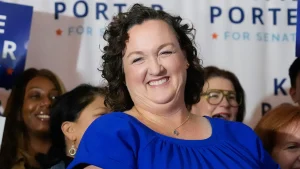 Katie Porter sends fundraising email expressing anger towards Trump a day after assassination attempt