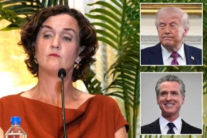 Katie Porter's ex-employees step up to support her in response to offensive videos.