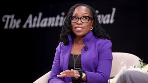 Ketanji Brown Jackson claims the Supreme Court has gone too far in a police case.