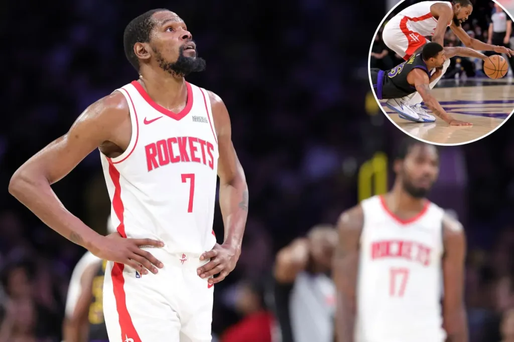 Kevin Durant and the Rockets fall short against LeBron James and the Lakers
