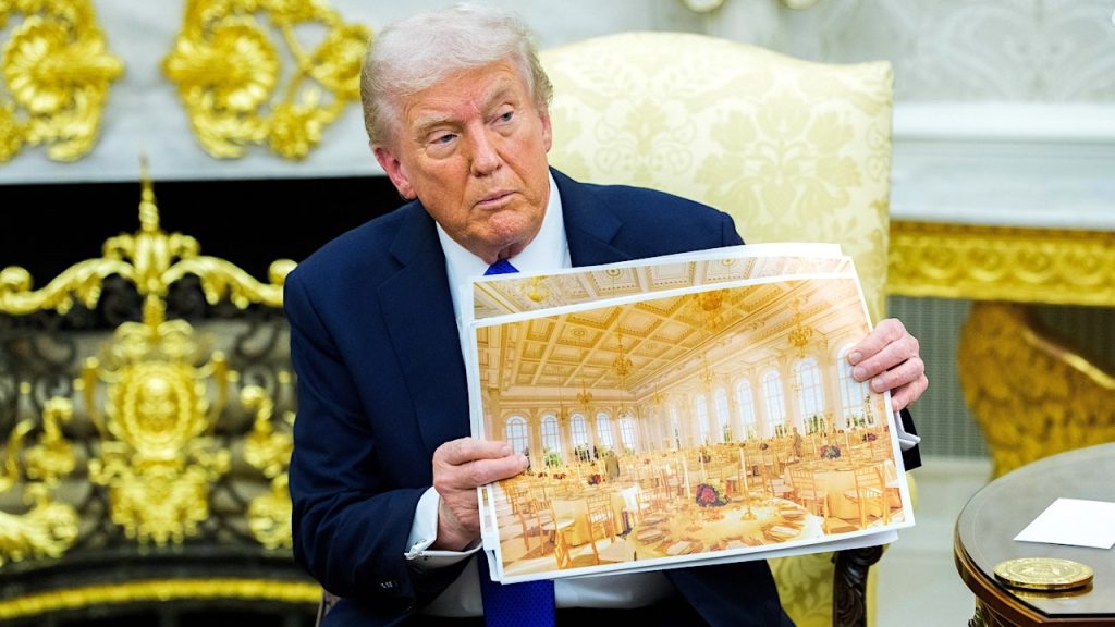 Kevin O'Leary from 'Shark Tank' supports Trump's effort for a White House ballroom.