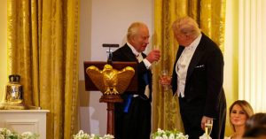 King Charles III Presents WWII Submarine HMS Trump’s Bell to the President