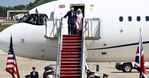 King Charles and Queen Camilla arrive in Washington D.C.