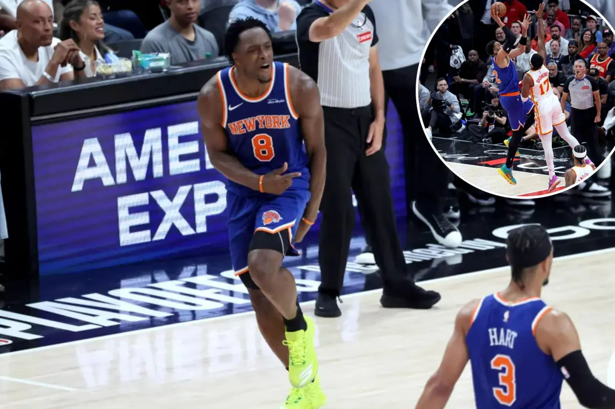 Knicks dominate Hawks in crucial Game 4 to tie series