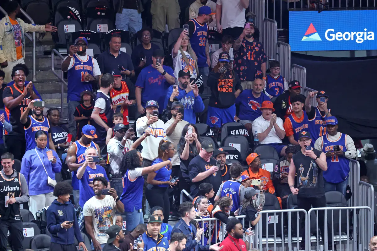 Knicks fans keep taking over at State Farm Arena: 'Nice to witness'