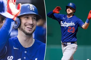 Kyle Tucker hits his first home run for the Dodgers after a slow start to the week