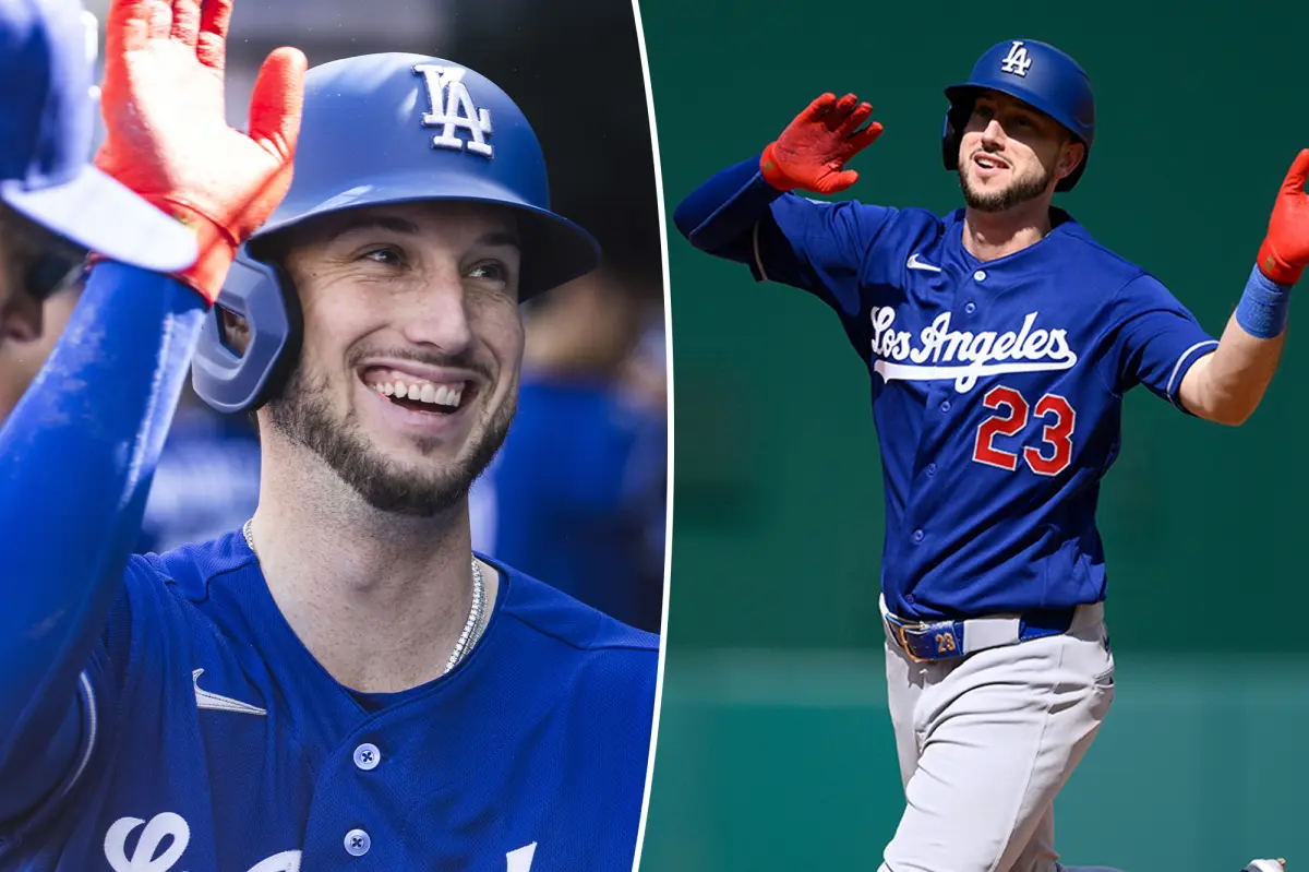 Kyle Tucker hits his first home run for the Dodgers after a slow start to the week