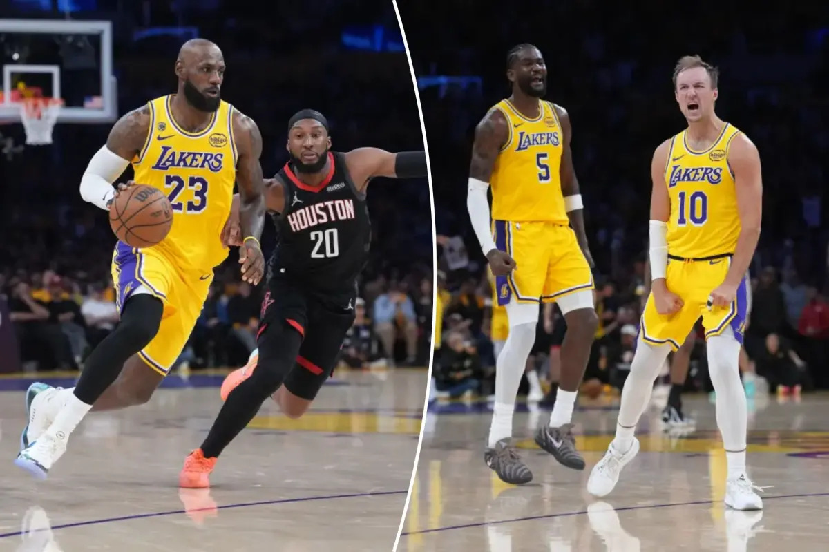 Lakers capitalize on Rockets missing Kevin Durant in Game 1 victory