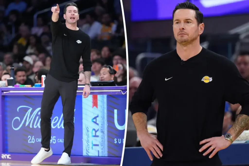 Lakers coach J.J. Redick wears custom Nike shoes for Autism Acceptance Month