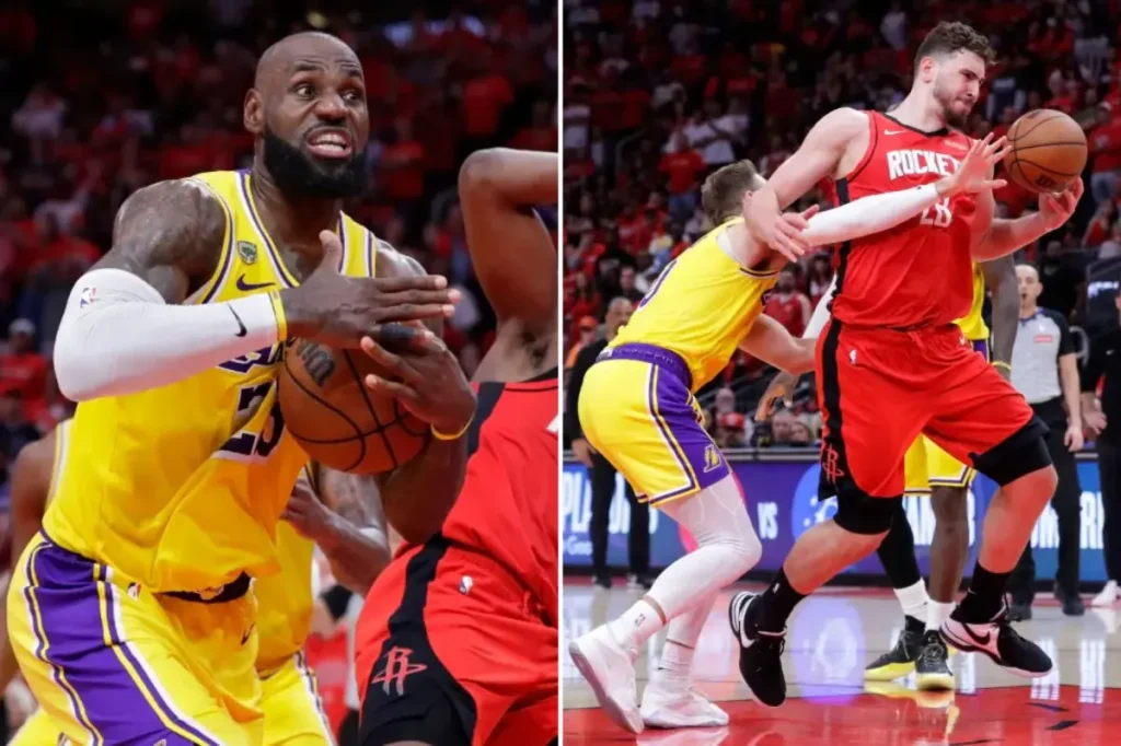 Lakers defeat Rockets 112-108 in Game 3 in Houston