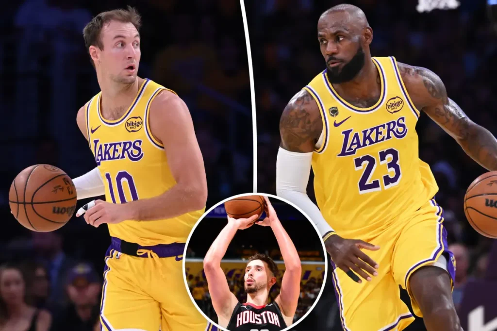 Lakers defeat Rockets in the first game of the NBA playoff series