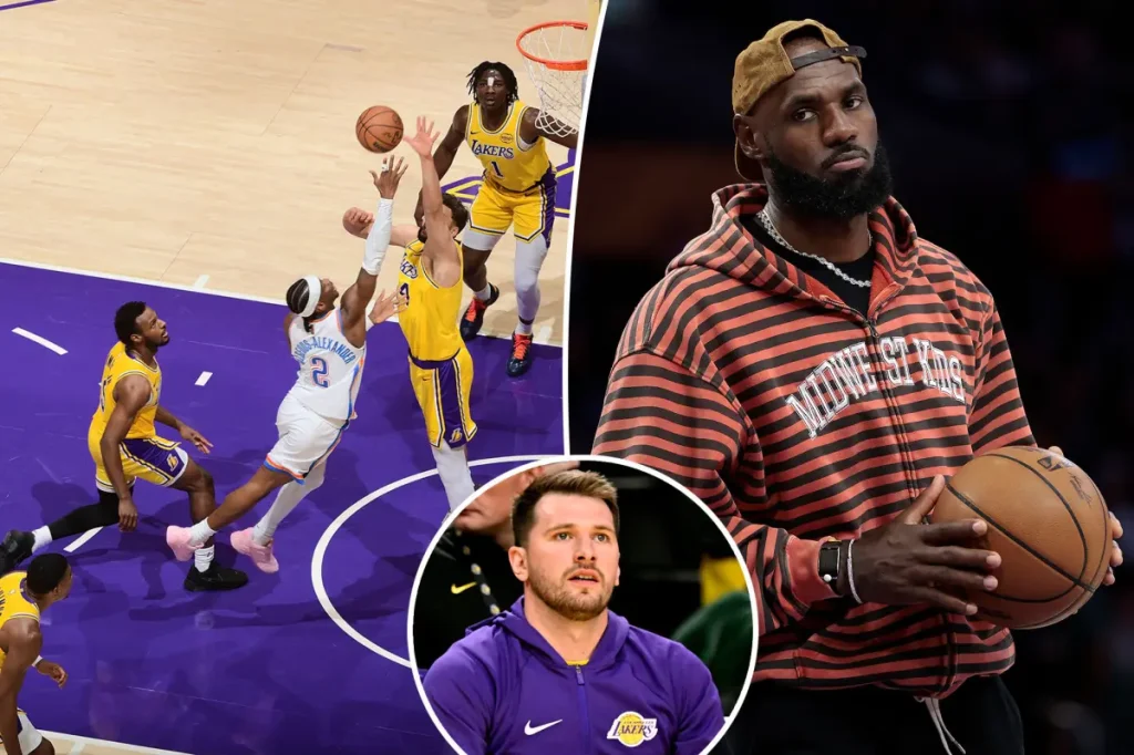 Lakers falter against Thunder as injuries to Luka and Reaves hinder championship hopes