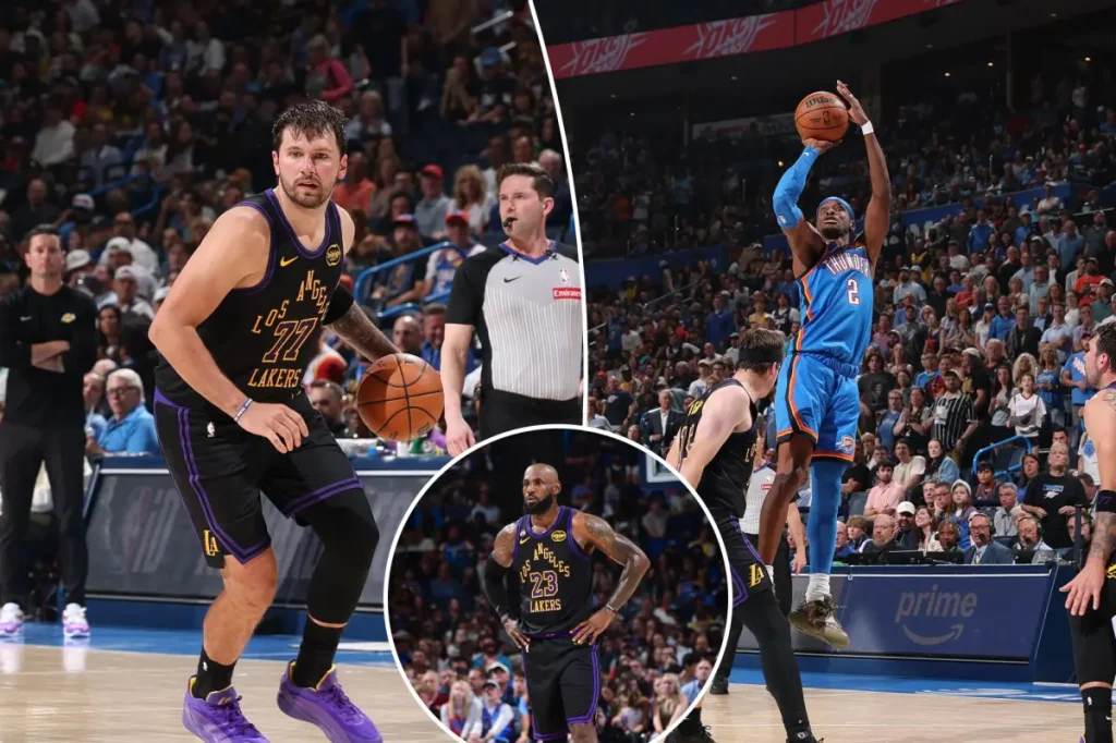 Lakers lose to Thunder 139-96 in Oklahoma City