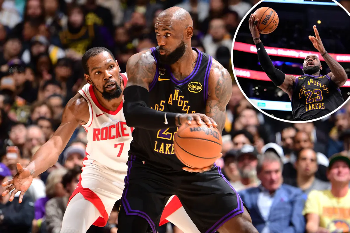 LeBron James has a historical advantage in the Lakers-Rockets playoff matchup.