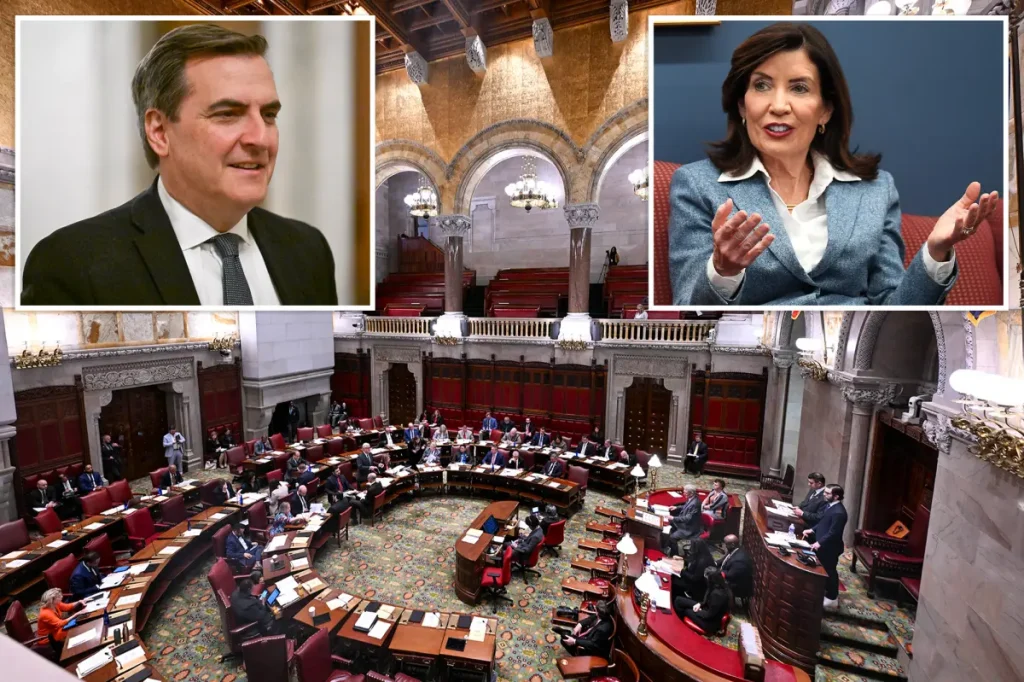 Leading NY Democrat dismisses delayed state budget as standard practice under Hochul