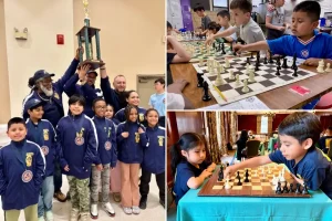 Lesser-known NYC charter school with 22% homeless rate claims state chess title