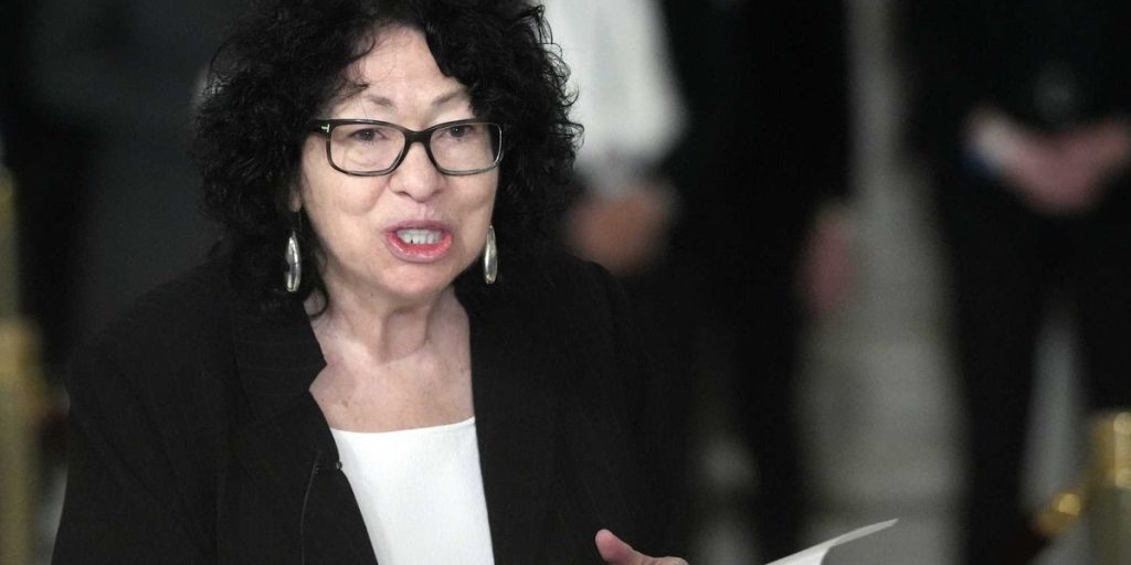 Liberal Supreme Court Justice Sotomayor expresses regret for strange claim against Trump-appointed justice