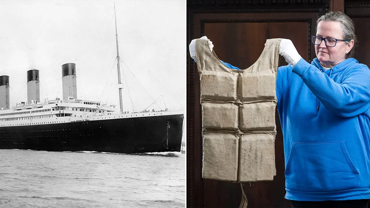 Life jacket belonging to Titanic survivor auctioned for more than $900,000