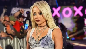 Liv Morgan and Roxanne Perez cope with the effects of a head bump