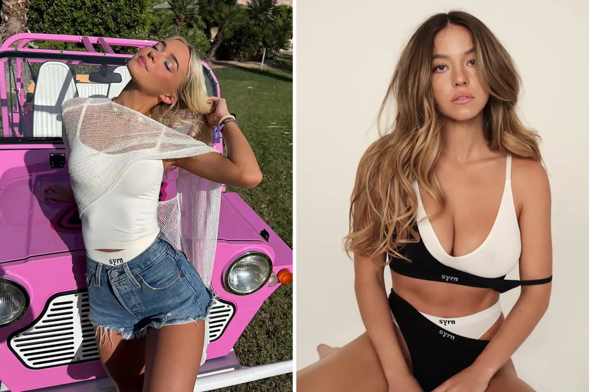 Livvy Dunne models for Sydney Sweeney's lingerie line as Victoria's Secret falls sharply.
