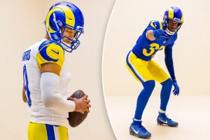 Los Angeles Rams reveal their new uniforms for the 2026 season