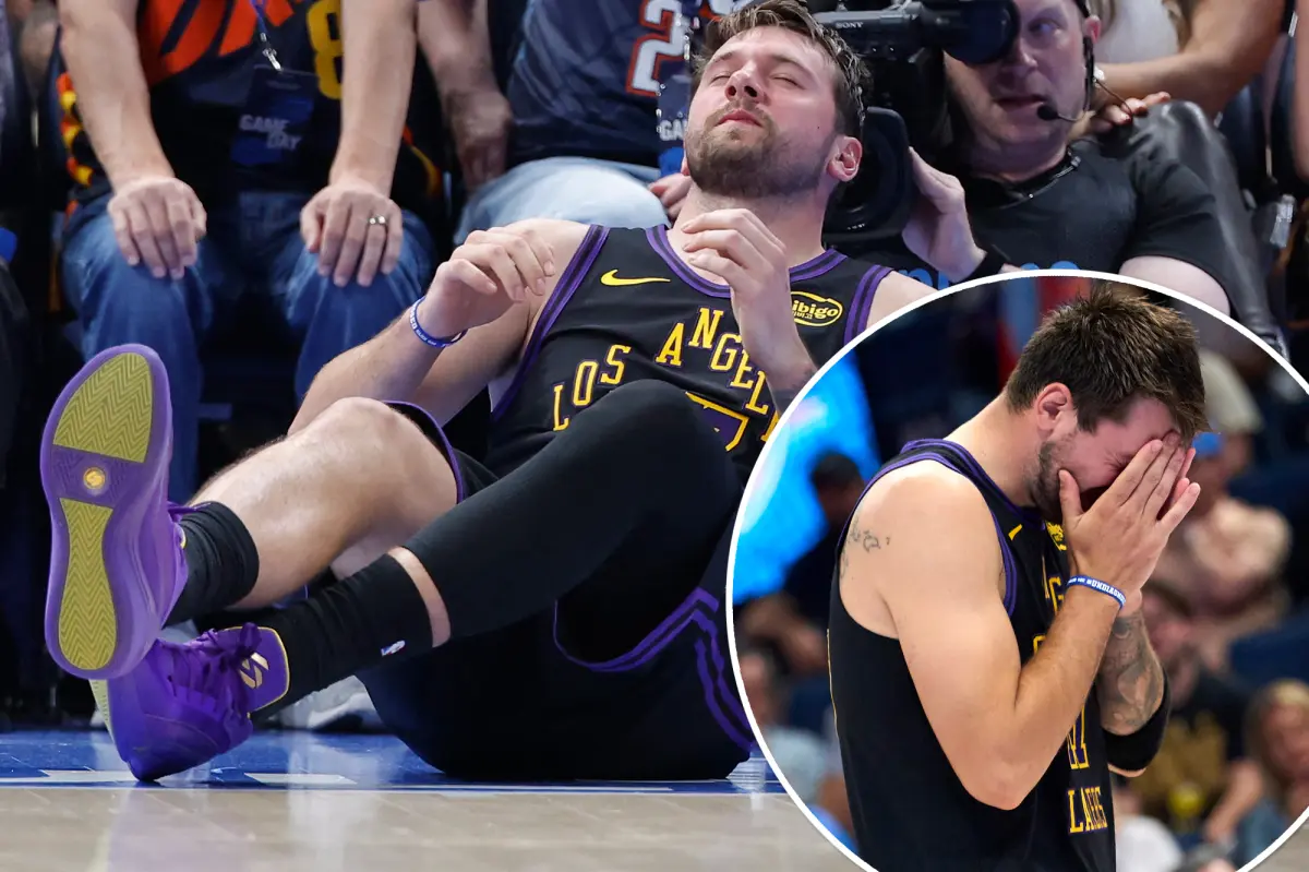 Luka Doncic of the Lakers will miss the remainder of the season due to a hamstring injury.