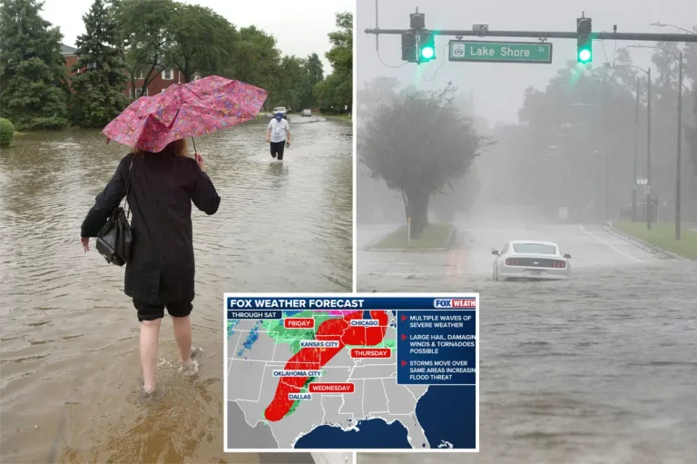 Many prepare for several days of rain and flooding as the severe spring ...