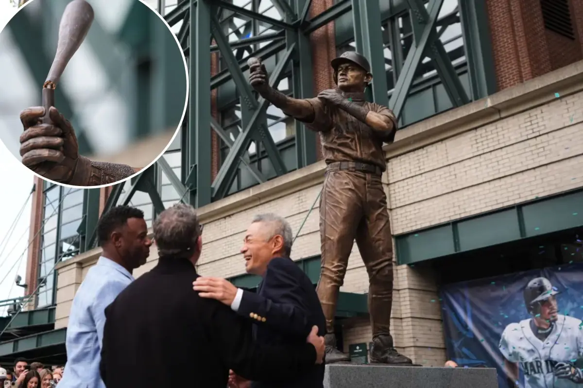 Mariners' Ichiro statue damaged during an uncomfortable unveiling event