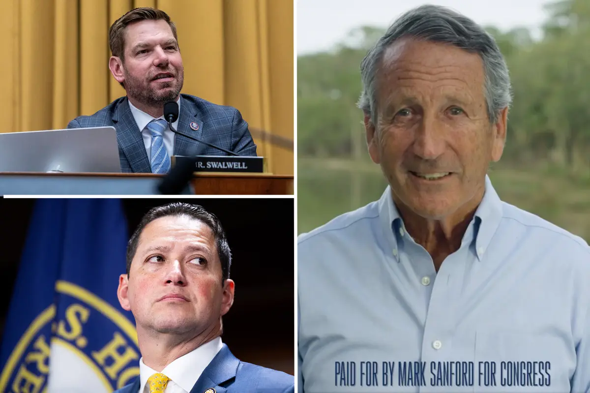 Mark Sanford starts his campaign on the same day that accused sexual offenders Eric Swalwell and Tony Gonzales stepped down.