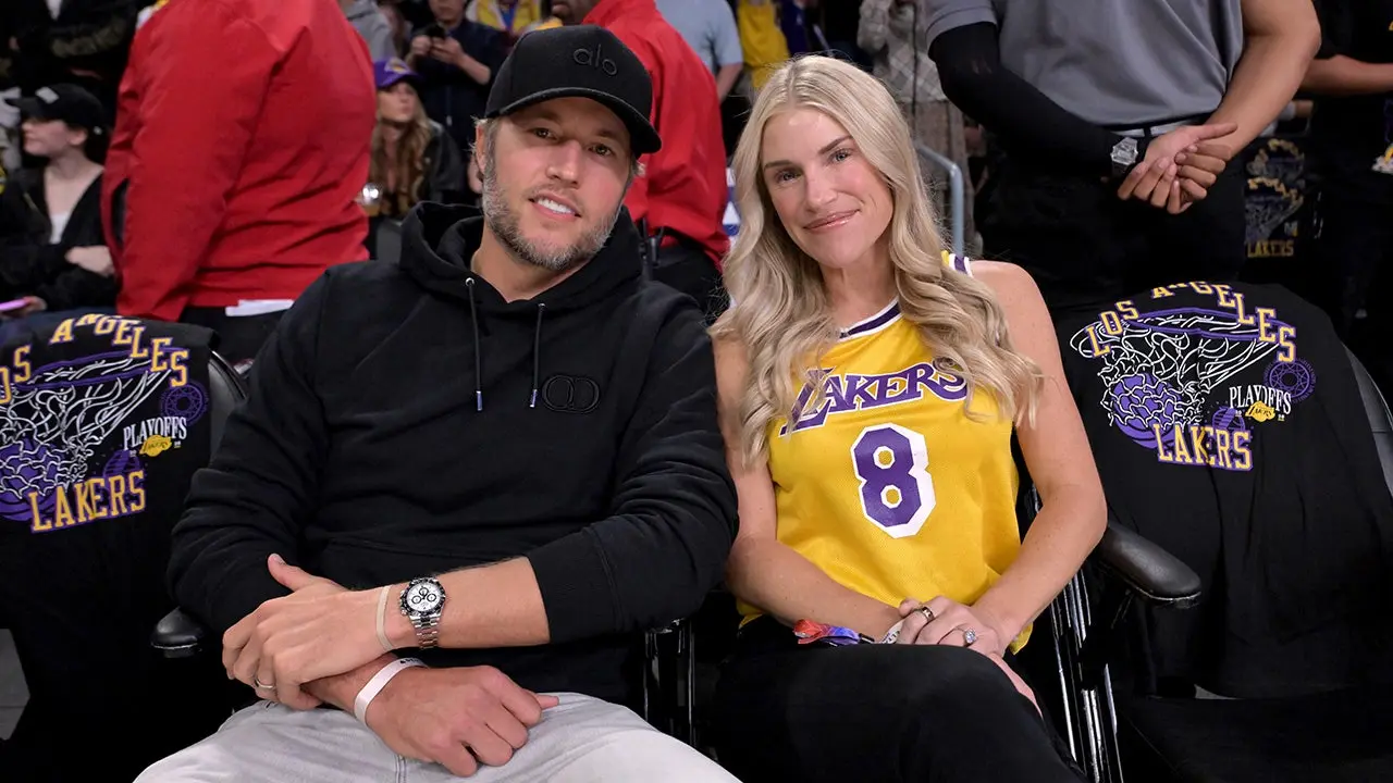 Matthew Stafford's wife shares a message for her husband's potential successor